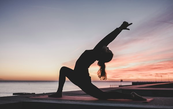 Modern wellness studio with ambient lighting